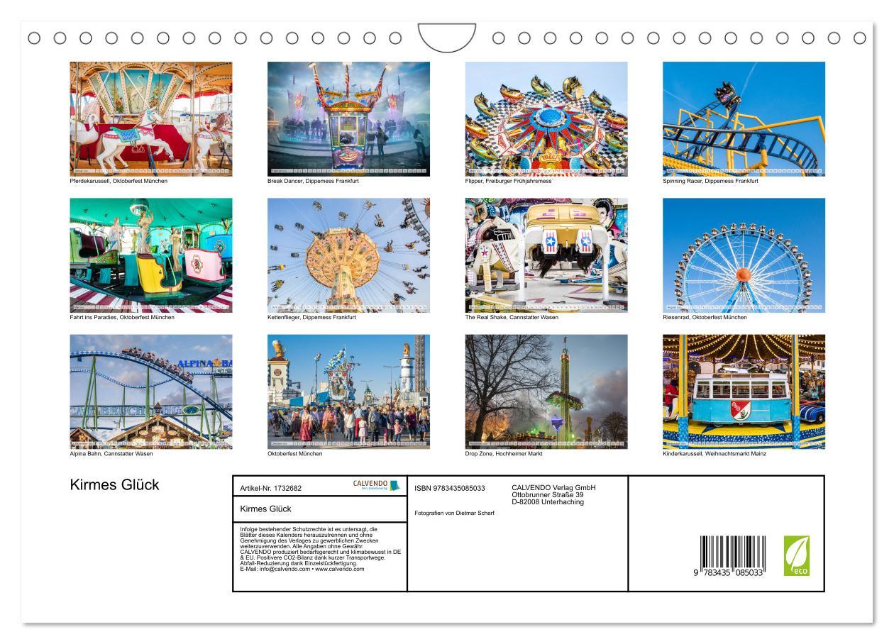 Bild: 9783435085033 | Kirmes Glück (Wandkalender 2025 DIN A4 quer), CALVENDO Monatskalender