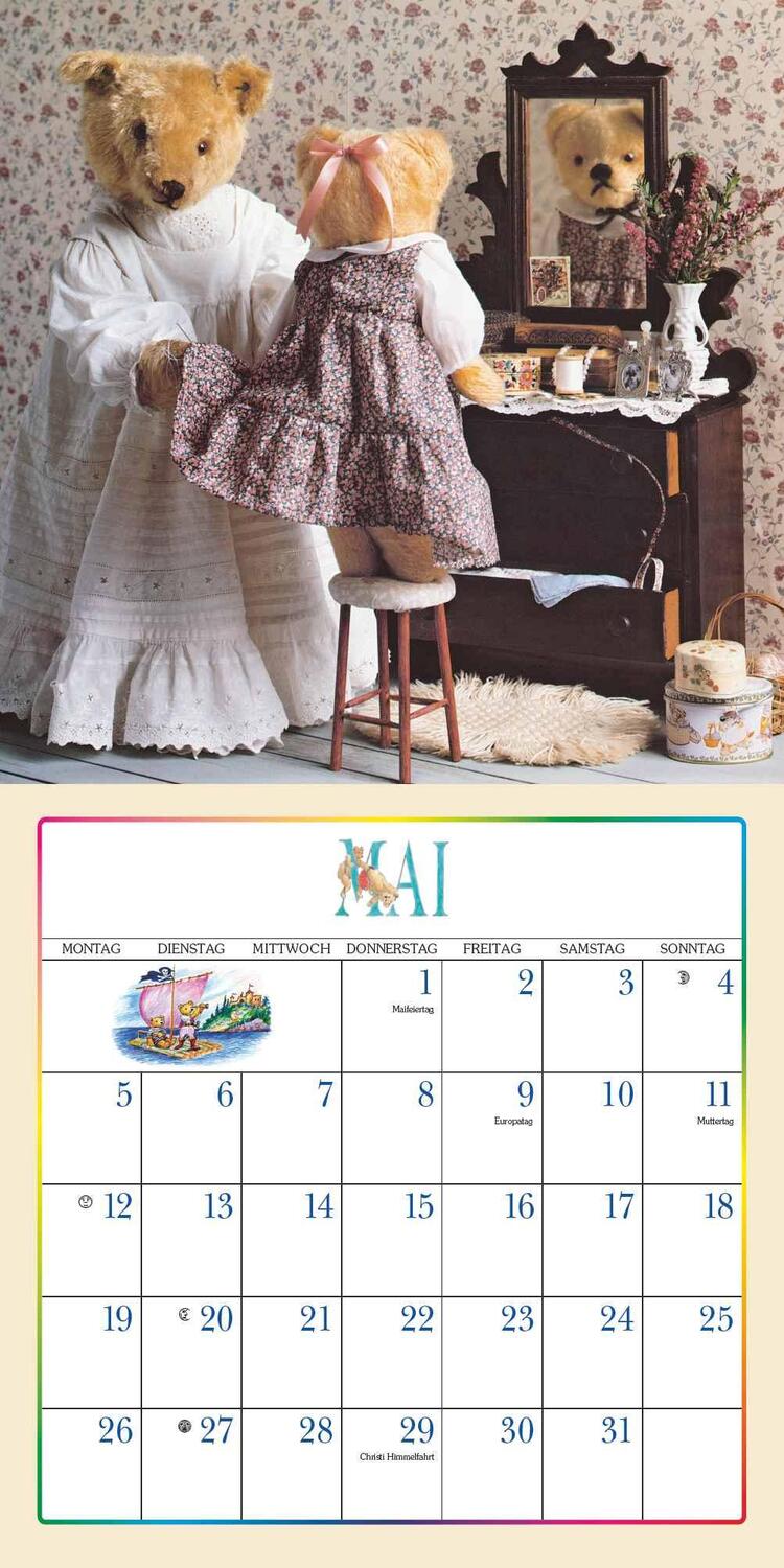 Bild: 4250809653266 | Der Teddybär 2025 - Broschürenkalender - Wandkalender - Format 30 x...