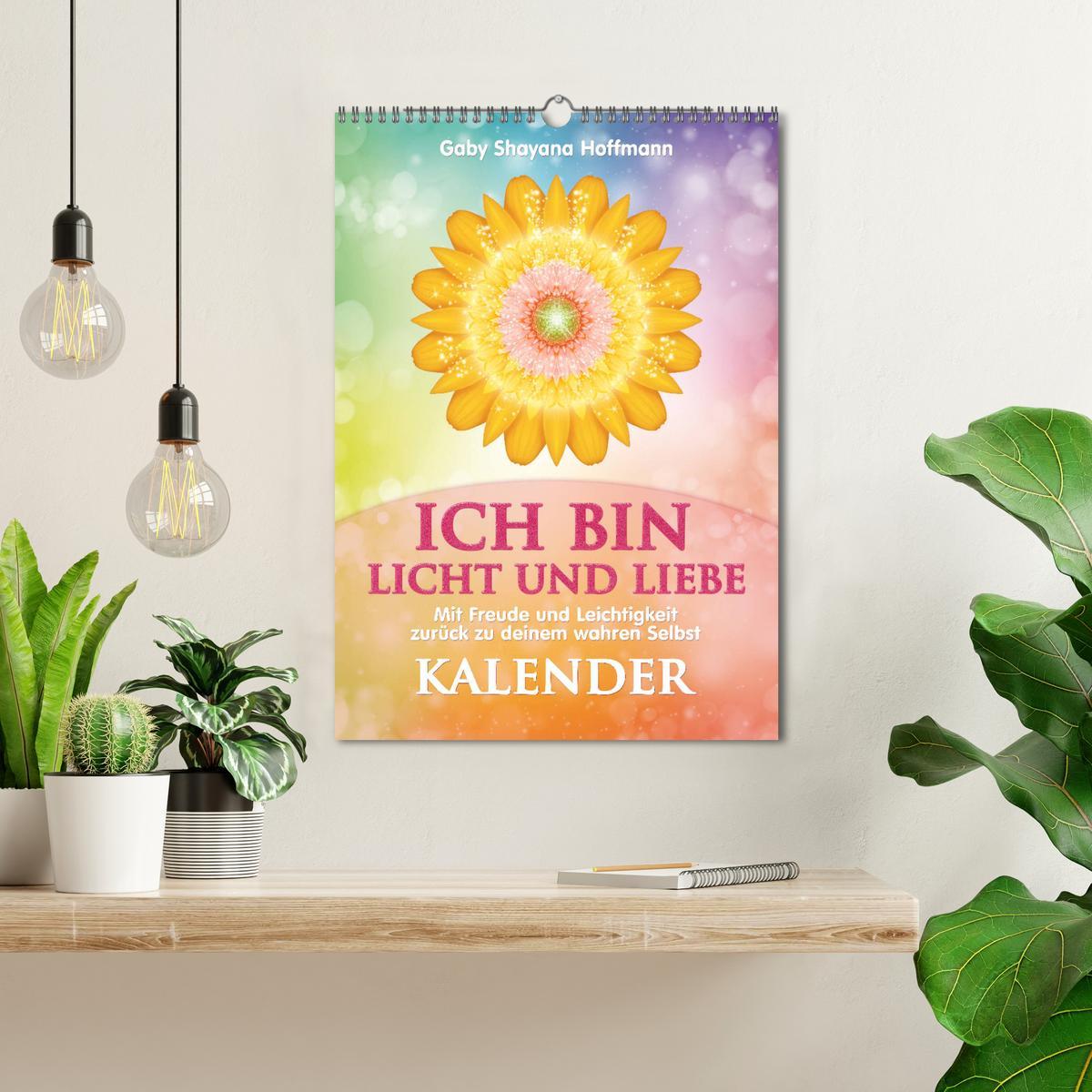 Bild: 9783435998333 | ICH BIN Licht und Liebe - Kalender (Wandkalender 2025 DIN A3 hoch),...