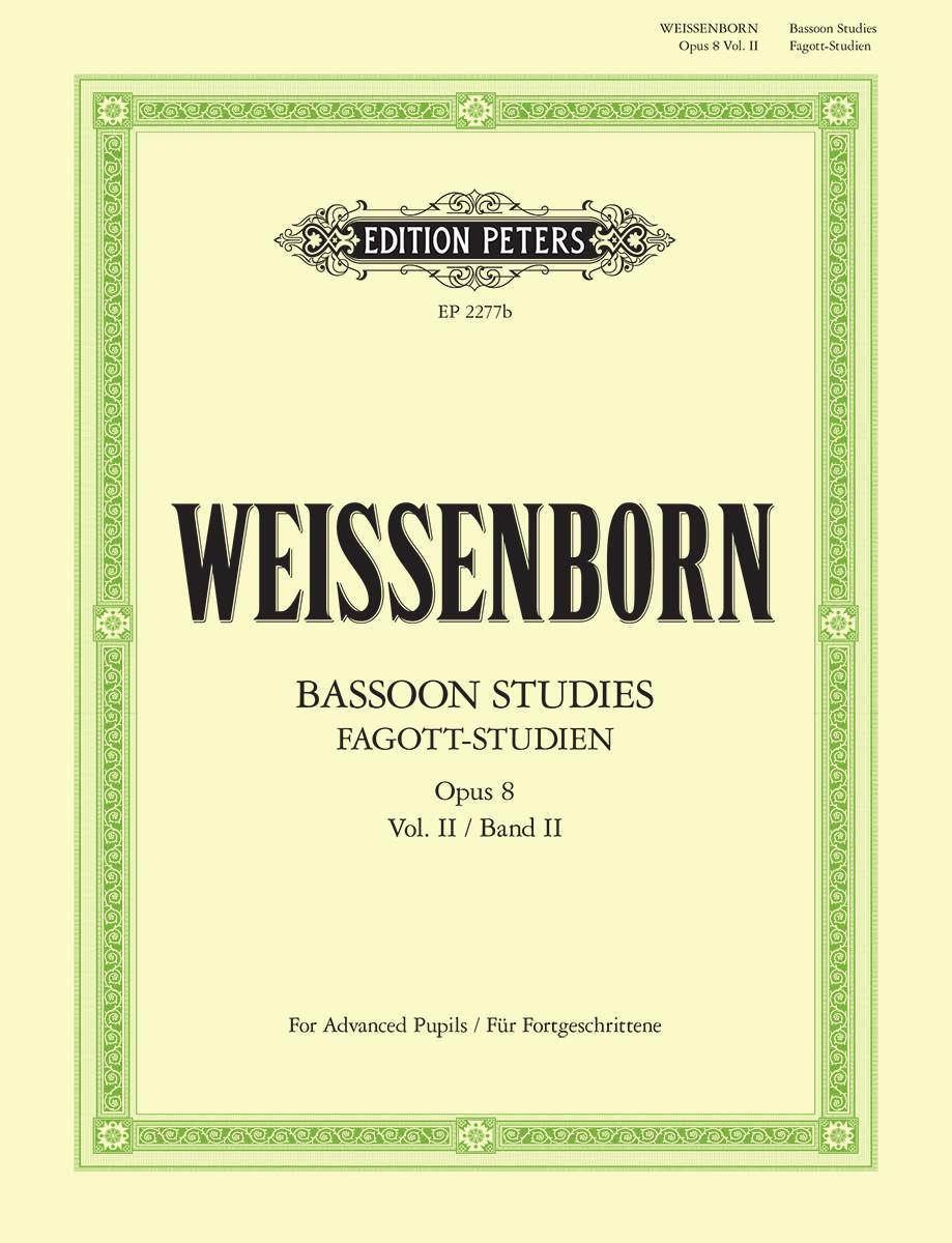 Cover: 9790014010225 | Fagott-Studien, Heft 2: Für Fortgeschrittene op. 8 | Weissenborn