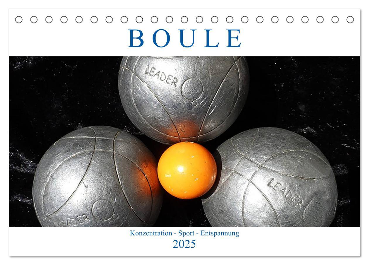 Cover: 9783435291847 | Boule. Konzentration - Sport - Entspannung (Tischkalender 2025 DIN...