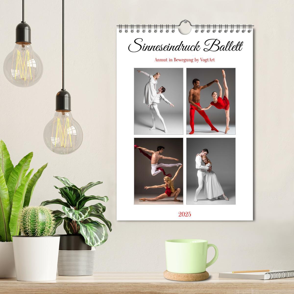 Bild: 9783435893843 | Sinneseindruck Ballett (Wandkalender 2025 DIN A4 hoch), CALVENDO...