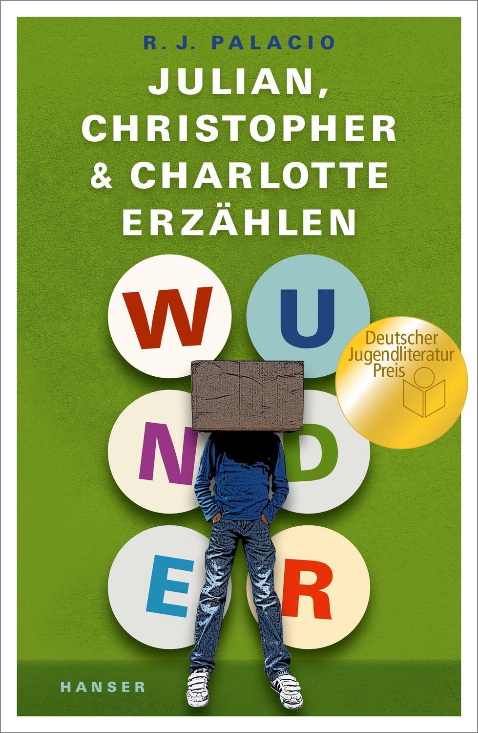 Cover: 9783446255289 | Wunder - Julian, Christopher und Charlotte erzählen | Palacio | Buch