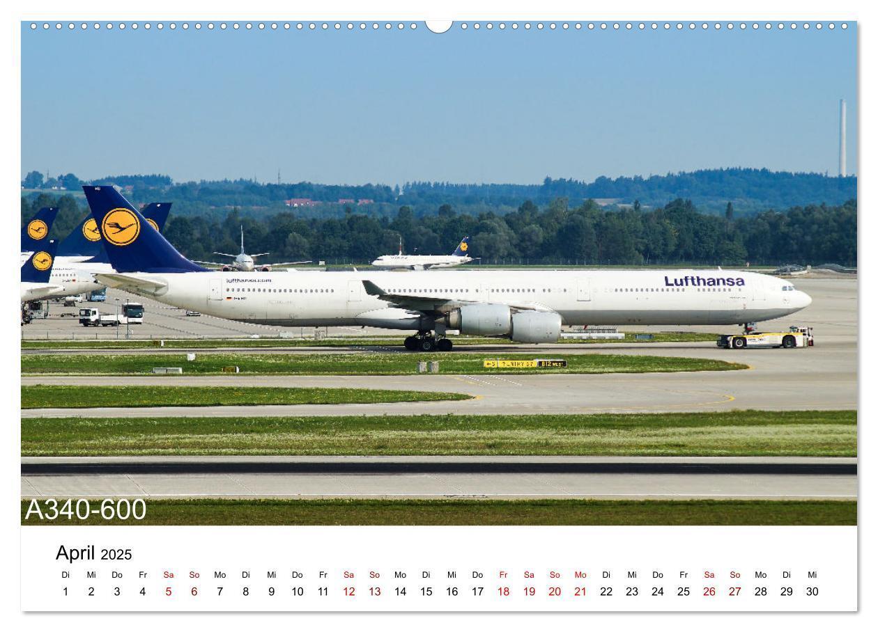 Bild: 9783383969621 | Flugzeuge von Airbus (Wandkalender 2025 DIN A2 quer), CALVENDO...