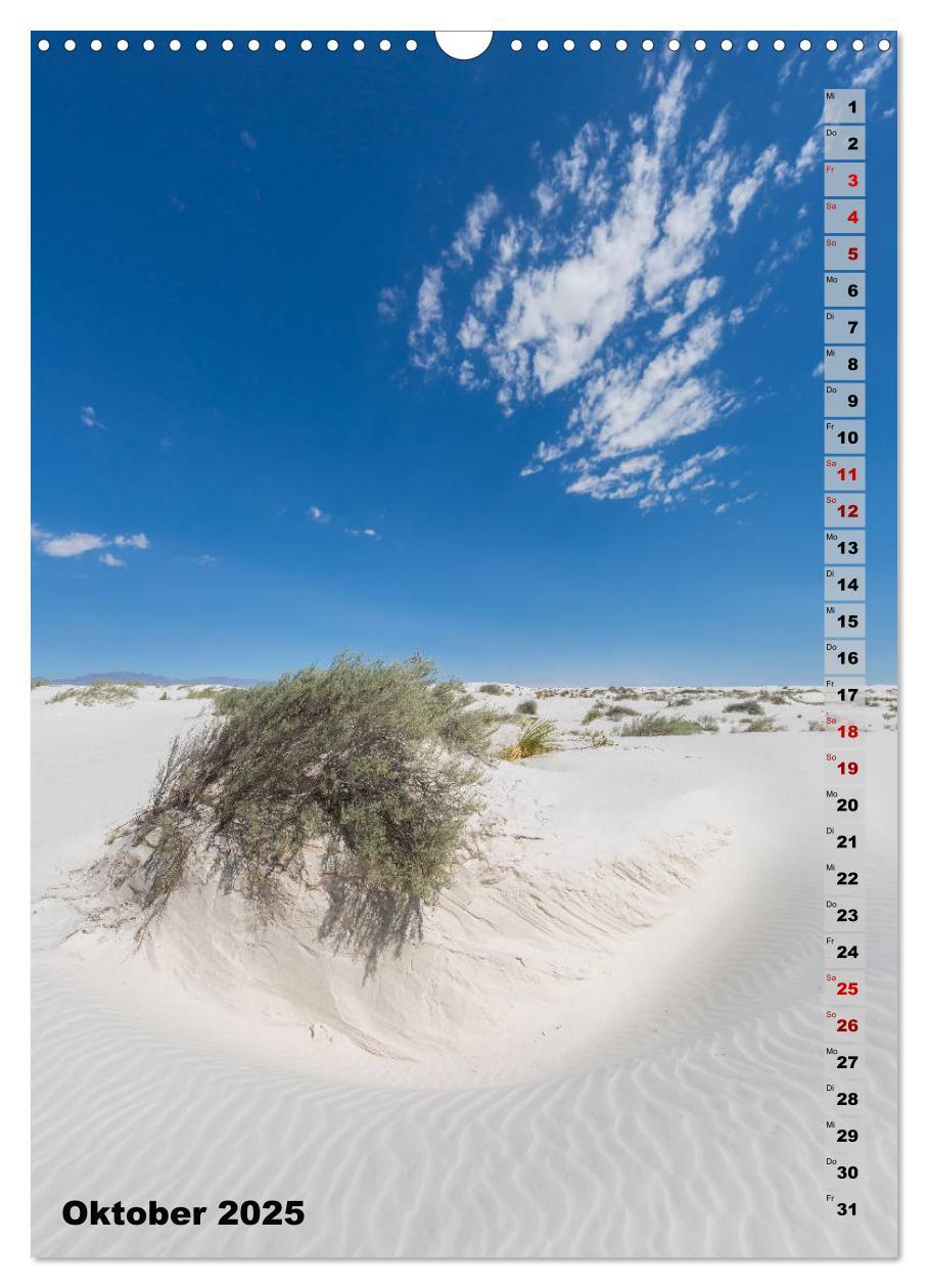 Bild: 9783435962471 | WHITE SANDS NATIONAL MONUMENT Wüstenimpressionen (Wandkalender 2025...