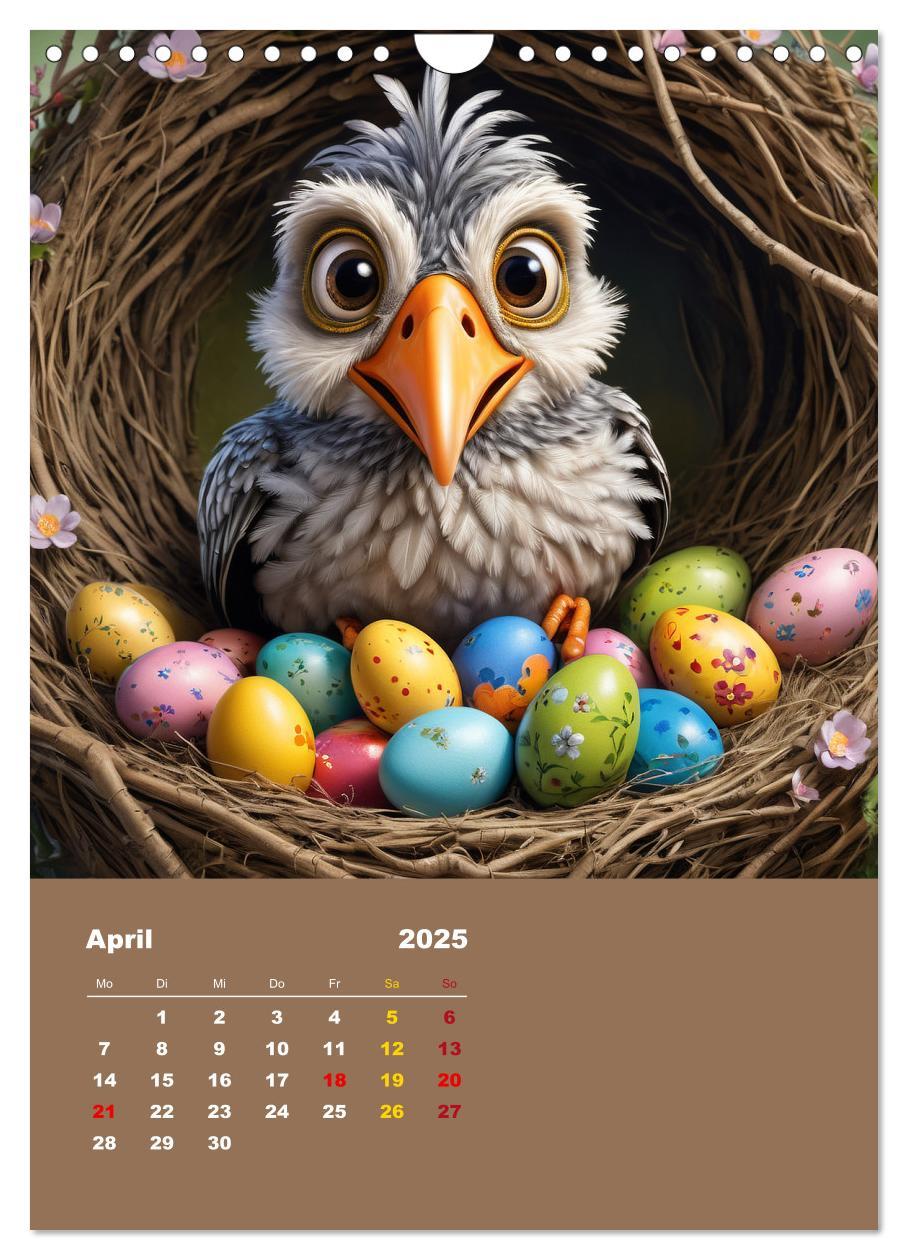 Bild: 9783457150160 | Diese schrägen Vögel (Wandkalender 2025 DIN A4 hoch), CALVENDO...