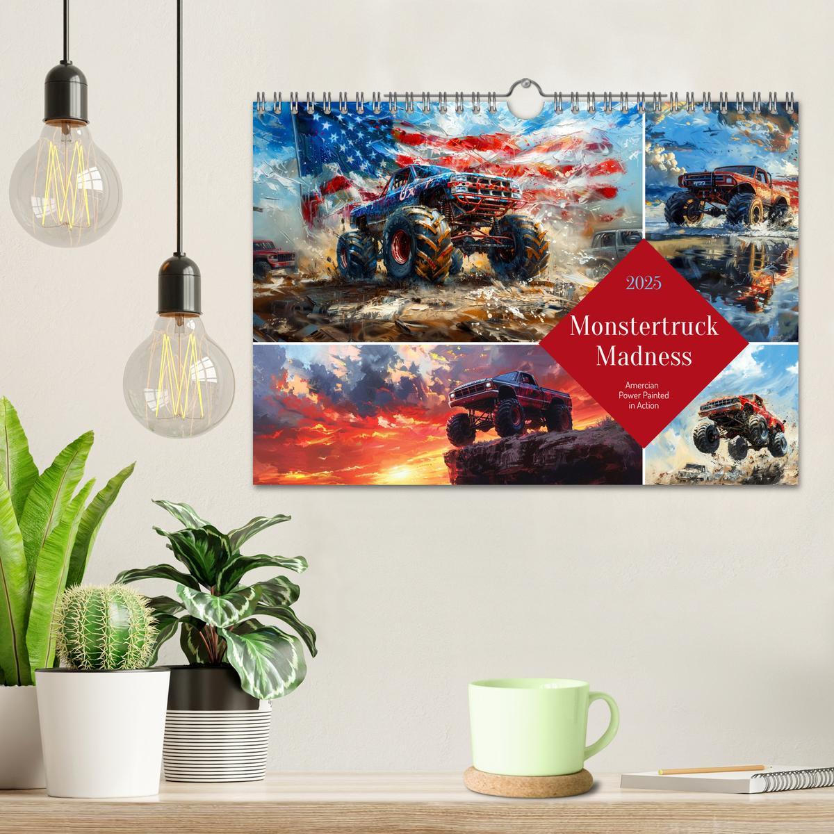 Bild: 9781325977208 | Monstertruck Madness (Wall Calendar 2025 DIN A4 landscape),...