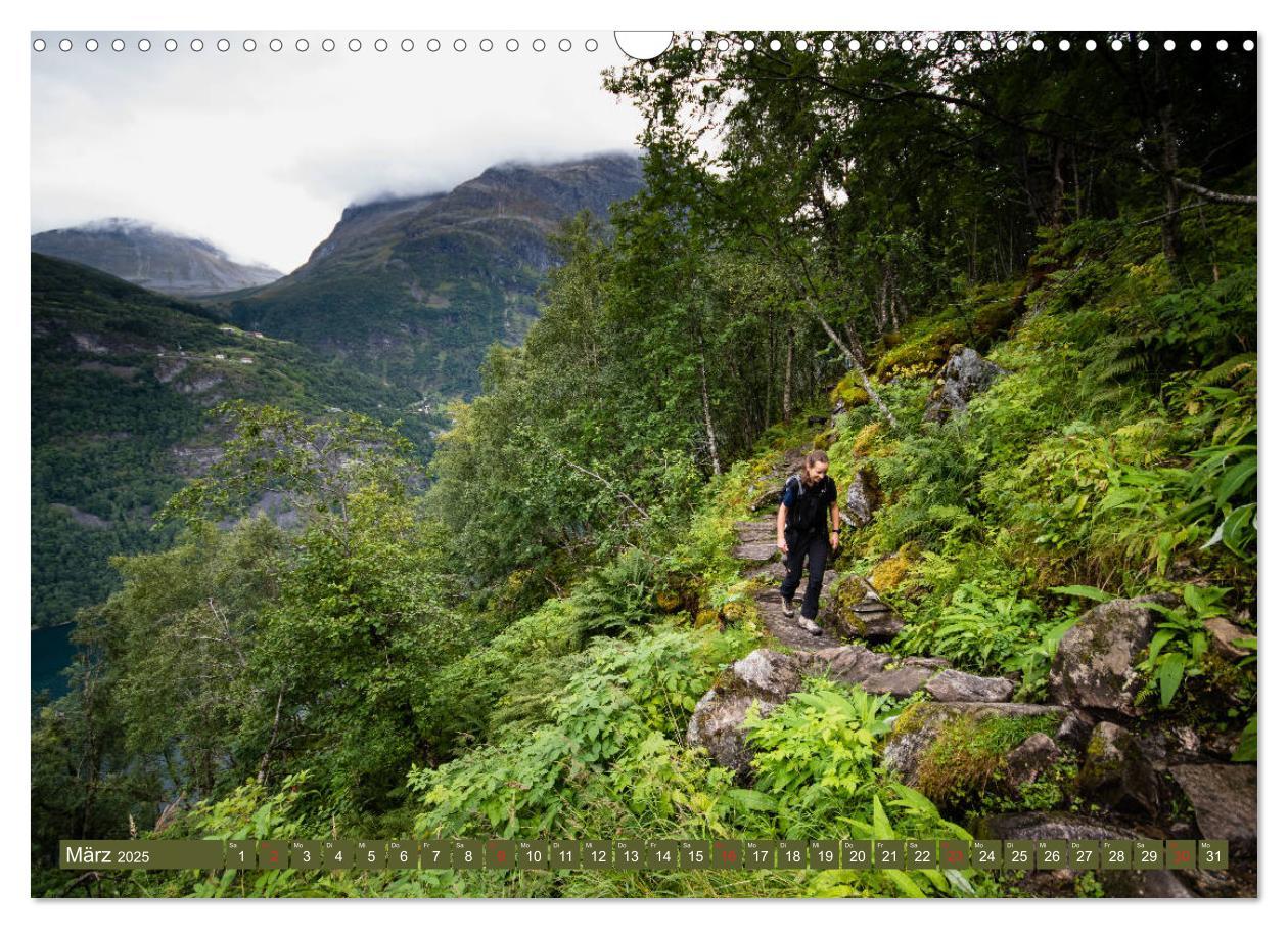 Bild: 9783435286072 | Wandern - In Norwegen und Schweden (Wandkalender 2025 DIN A3 quer),...