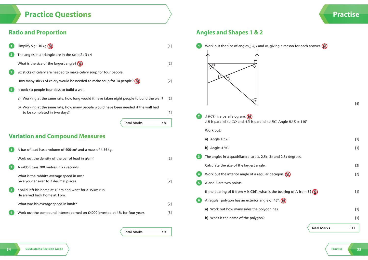 Bild: 9780008112509 | AQA GCSE 9-1 Maths Higher All-in-One Complete Revision and Practice