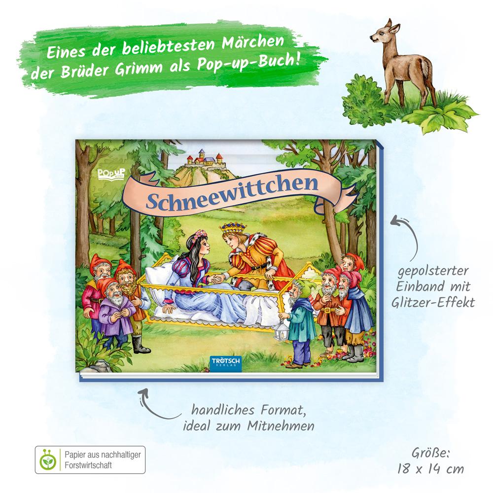 Bild: 9783965525610 | Trötsch Märchenbuch Pop-up-Buch Schneewittchen | KG | Buch | 10 S.