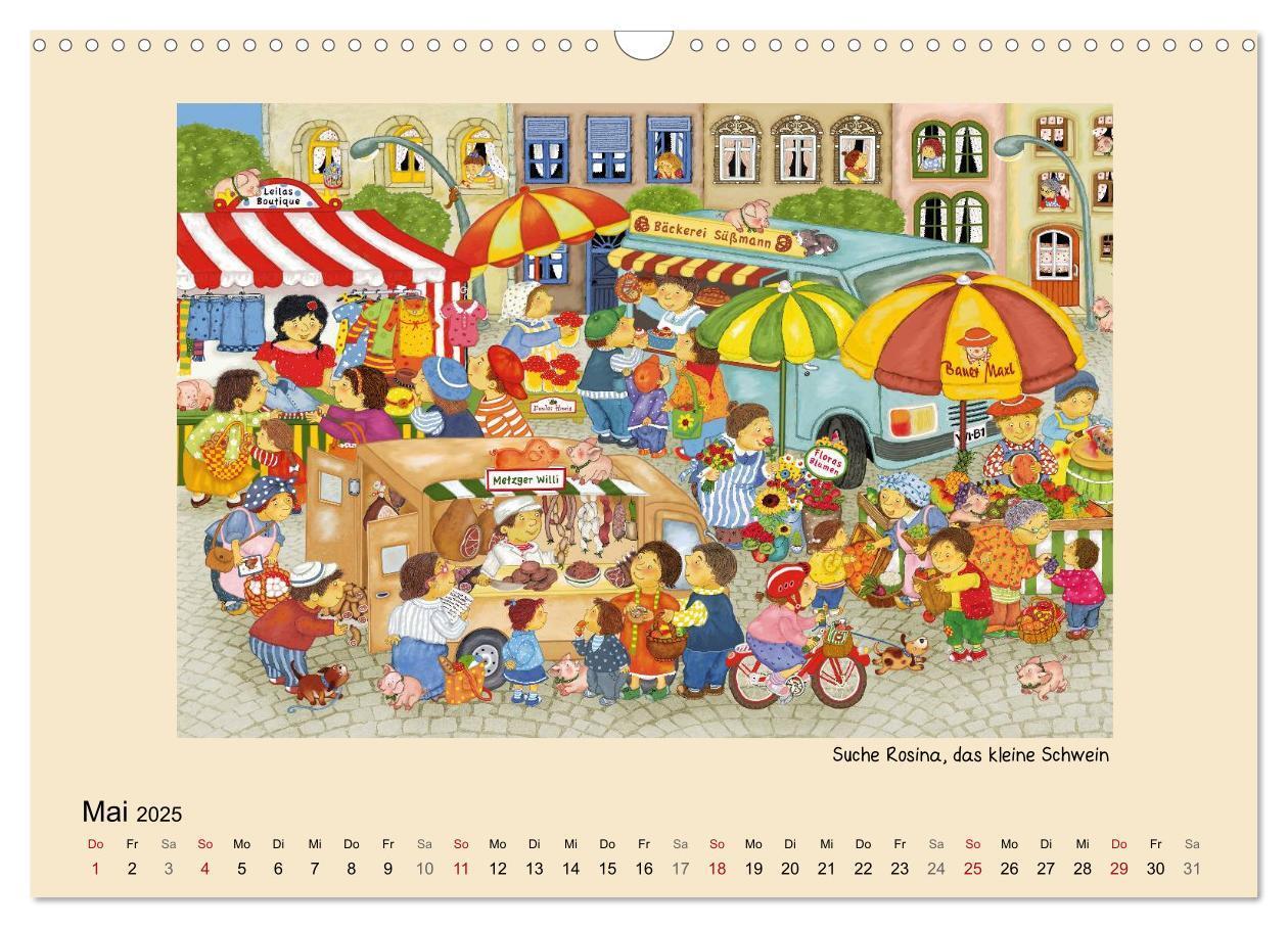 Bild: 9783435835188 | Wimmelbilder (Wandkalender 2025 DIN A3 quer), CALVENDO Monatskalender