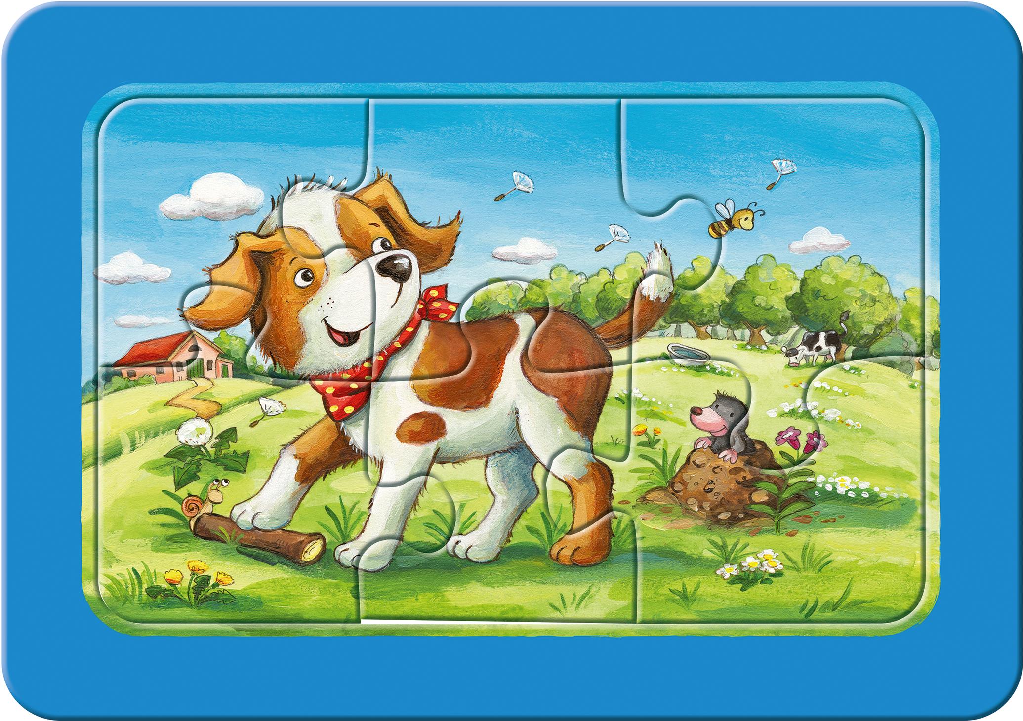 Bild: 4005556070626 | Meine Tierfreunde My first puzzle - Rahmenpuzzle 3 x 6 Teile | Spiel