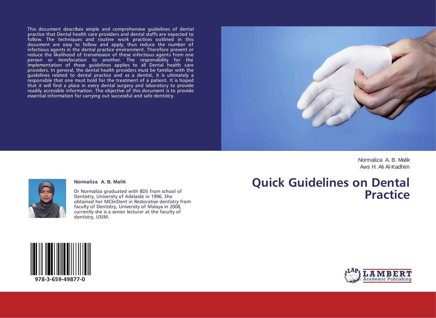 Cover: 9783659498770 | Quick Guidelines on Dental Practice | Normaliza A. B. Malik (u. a.)