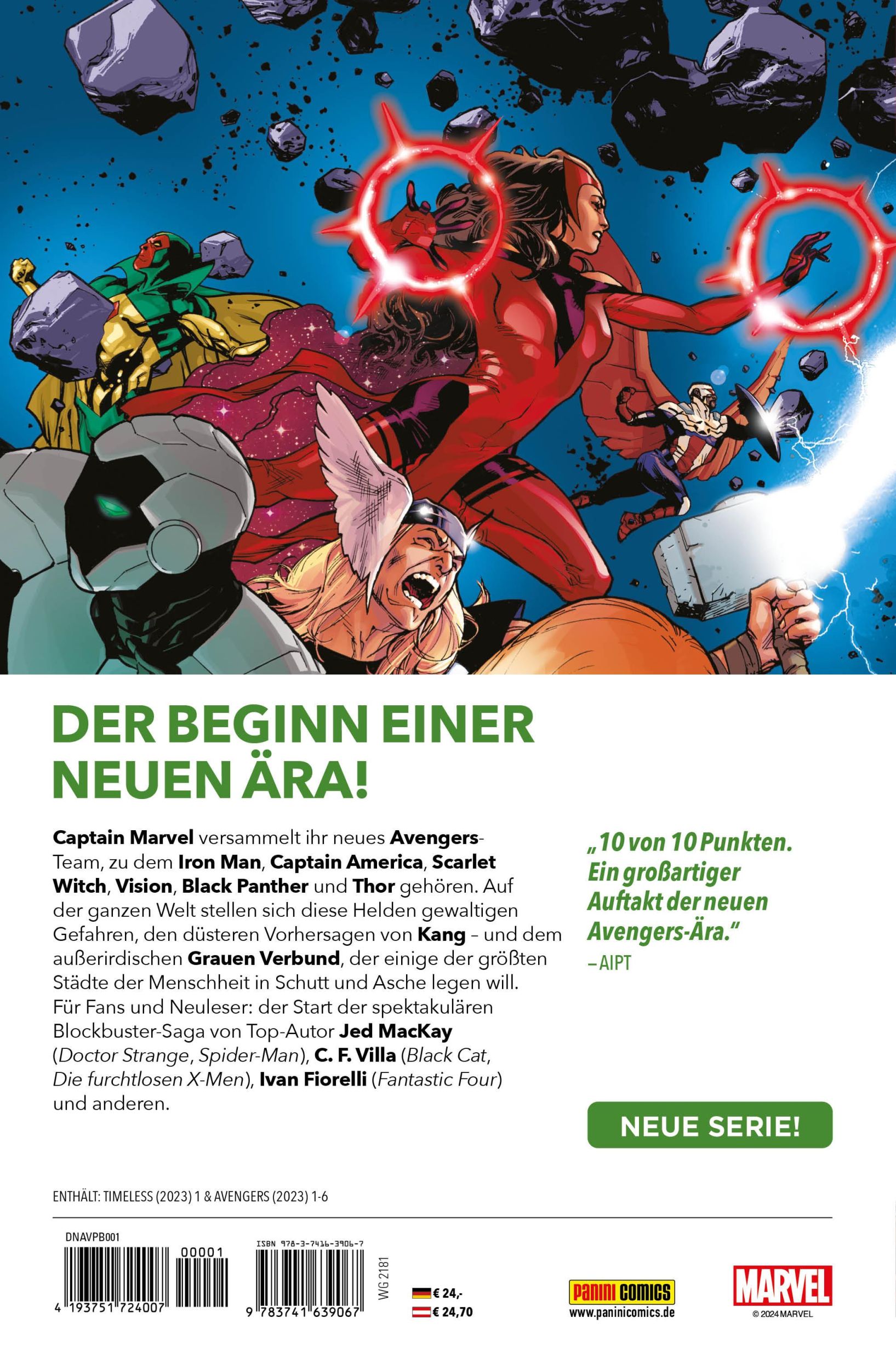 Rückseite: 9783741639067 | Avengers - Neustart (2. Serie) | Bd. 1: Die unmögliche Stadt | Buch