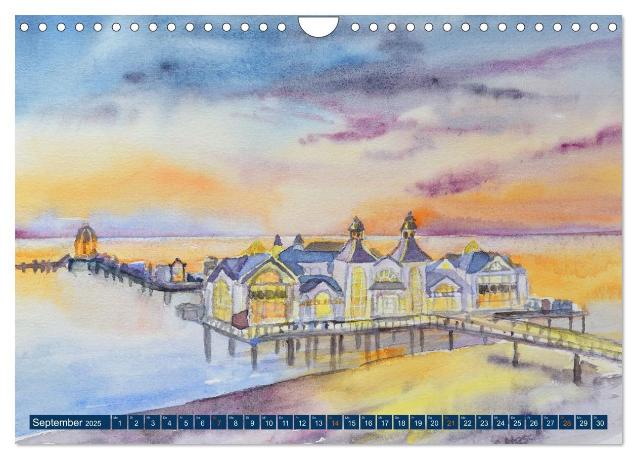 Bild: 9783435075317 | Rügen Impressionen in Aquarell (Wandkalender 2025 DIN A4 quer),...