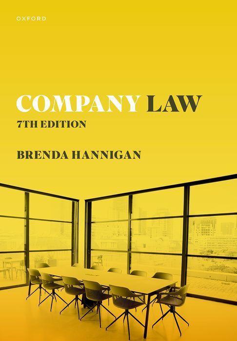 Cover: 9780198895930 | Company Law | Brenda Hannigan | Taschenbuch | Englisch | 2024