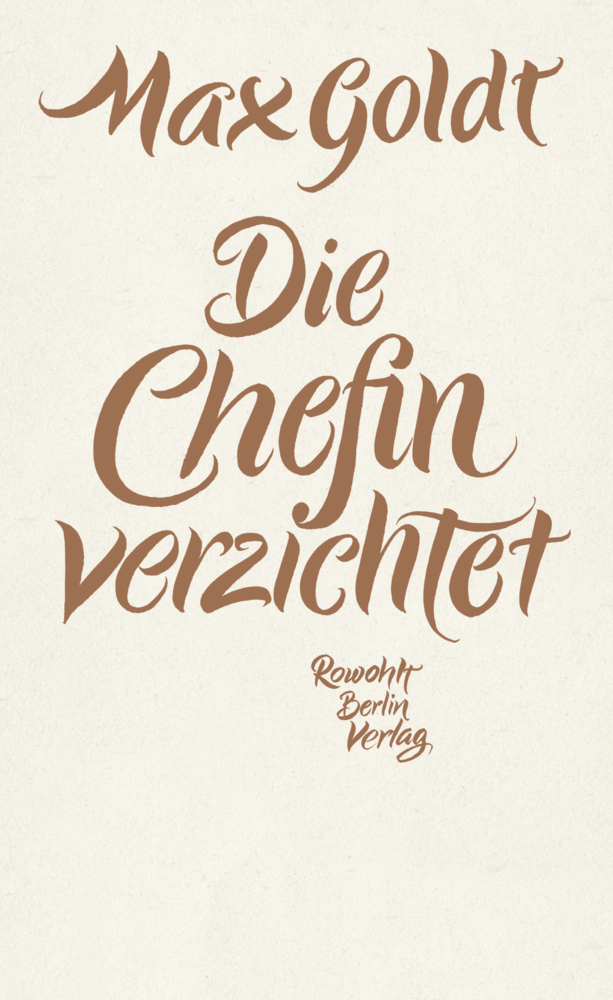 Cover: 9783871347511 | Die Chefin verzichtet | Texte 2009-2012 | Max Goldt | Buch | 160 S.