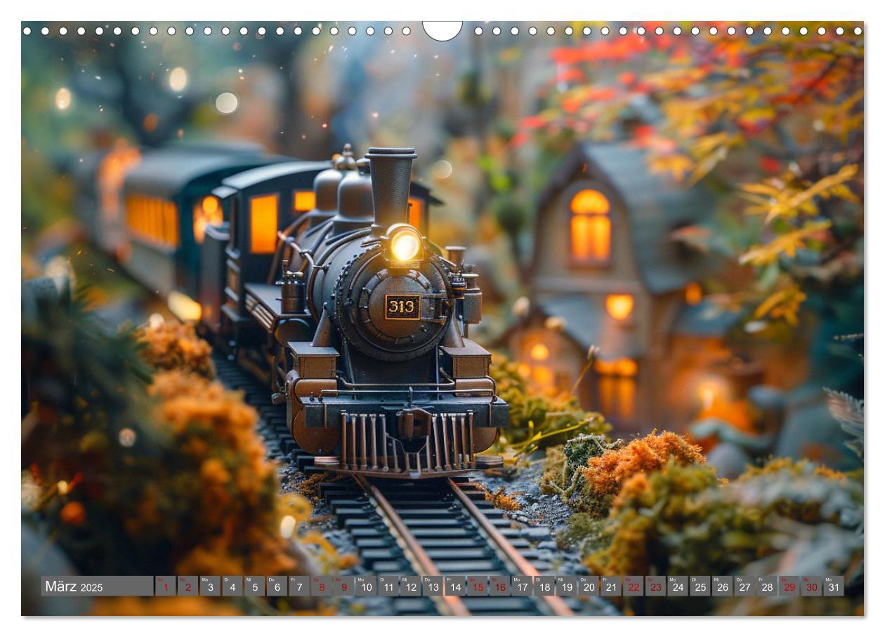 Bild: 9783435379293 | Modelleisenbahnen sind cool (Wandkalender 2025 DIN A3 quer),...