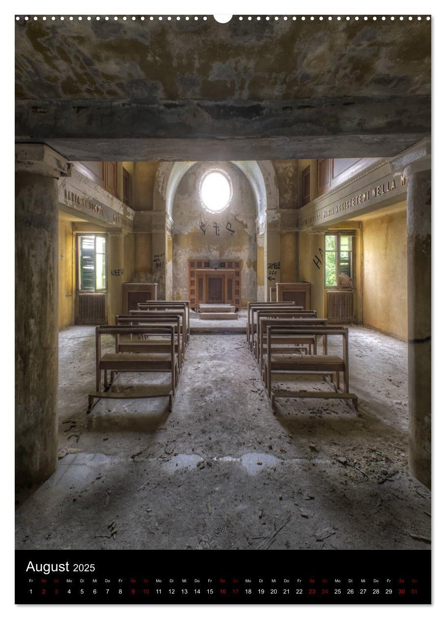 Bild: 9783435986712 | Lost Places - Verlassene Kirchen (Wandkalender 2025 DIN A2 hoch),...