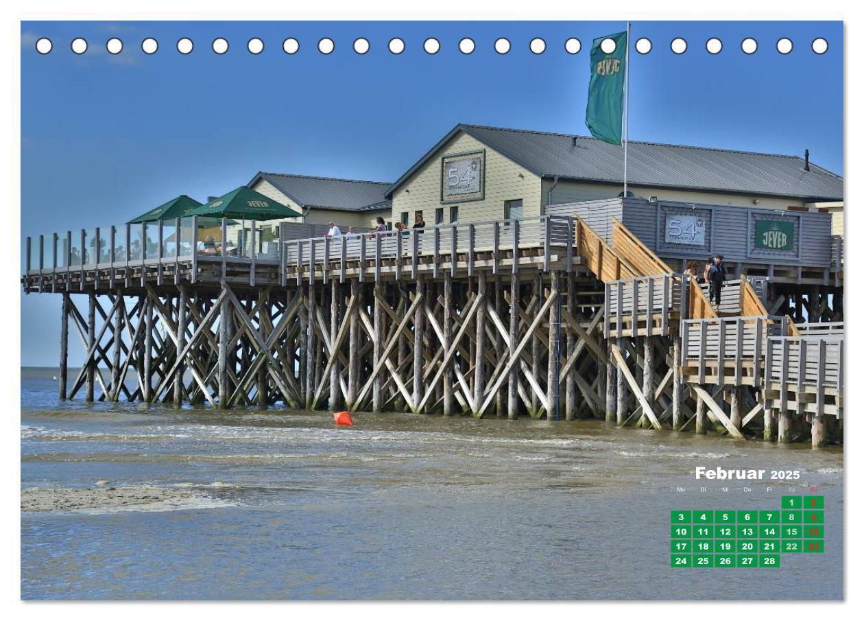 Bild: 9783435793426 | St. Peter-Ording (Tischkalender 2025 DIN A5 quer), CALVENDO...