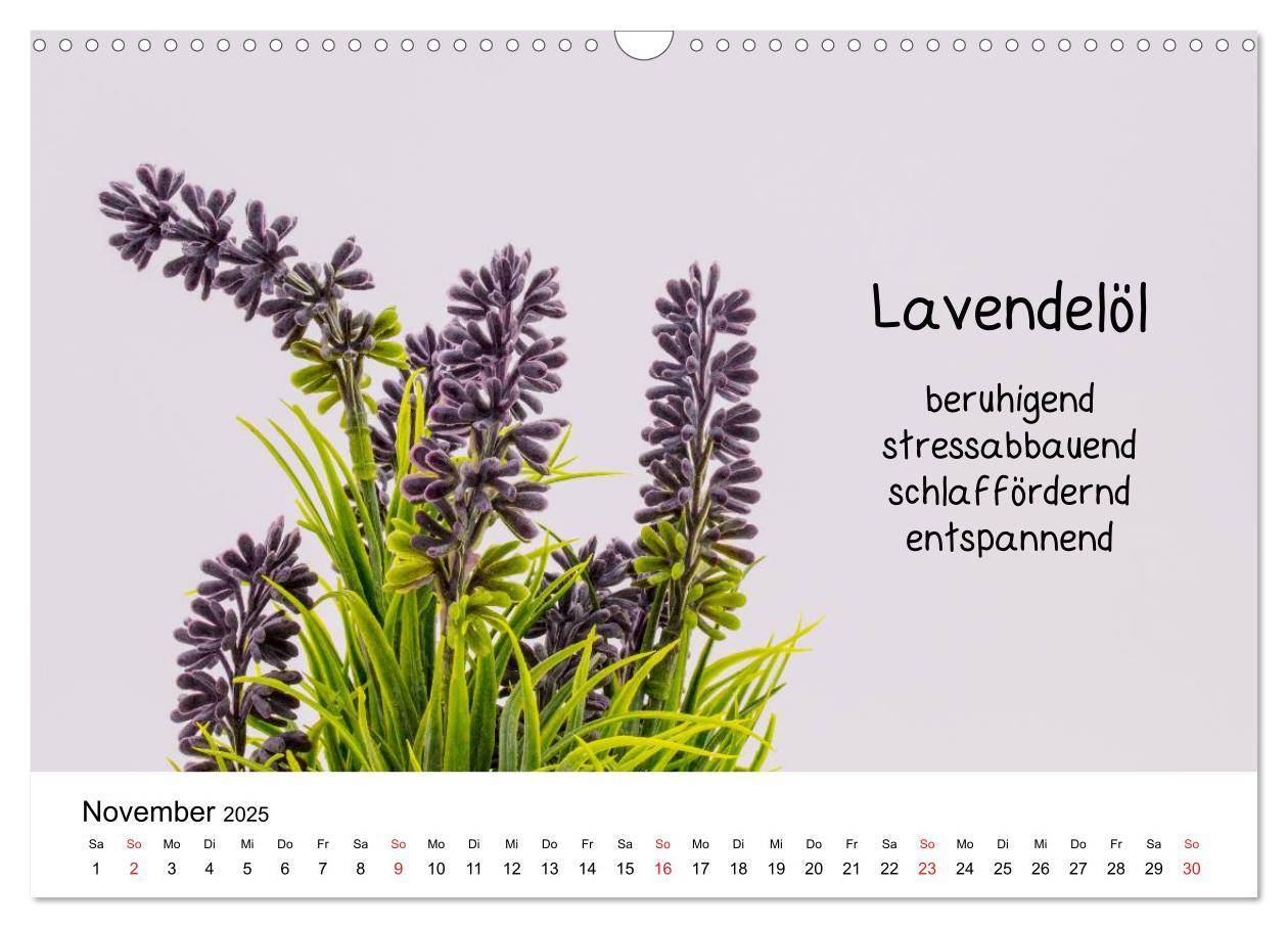 Bild: 9783435514670 | Aromatherapie - Düfte für die Seele (Wandkalender 2025 DIN A3...