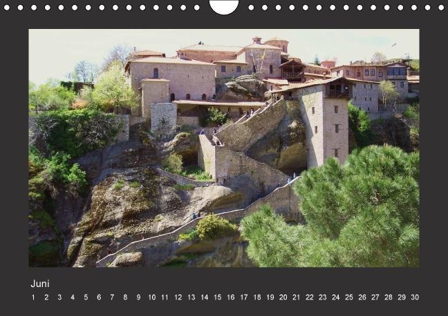 Bild: 9783660203479 | Meteora-Klöster in Griechenland (Wandkalender immerwährend DIN A4...