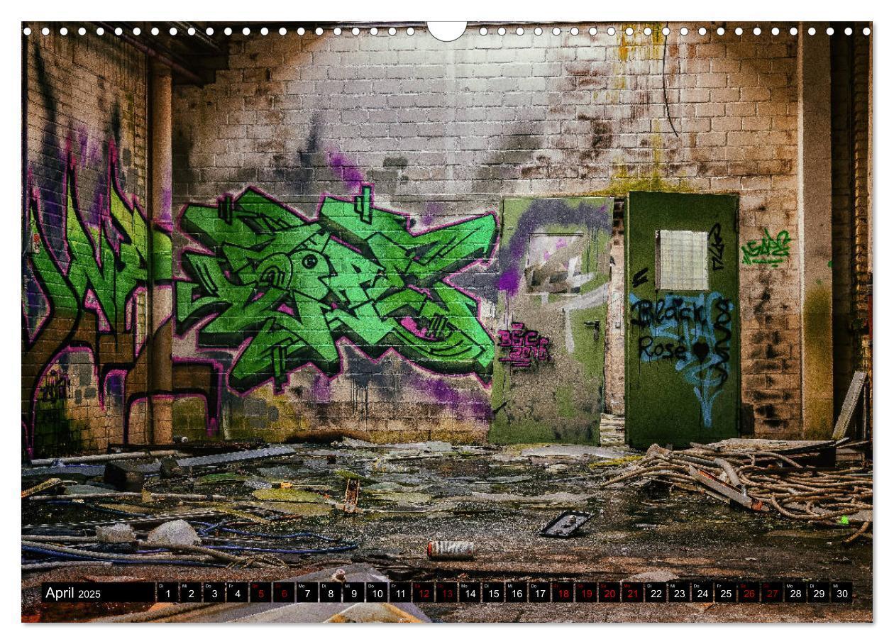 Bild: 9783435311217 | Lost Places Graffiti (Wandkalender 2025 DIN A3 quer), CALVENDO...