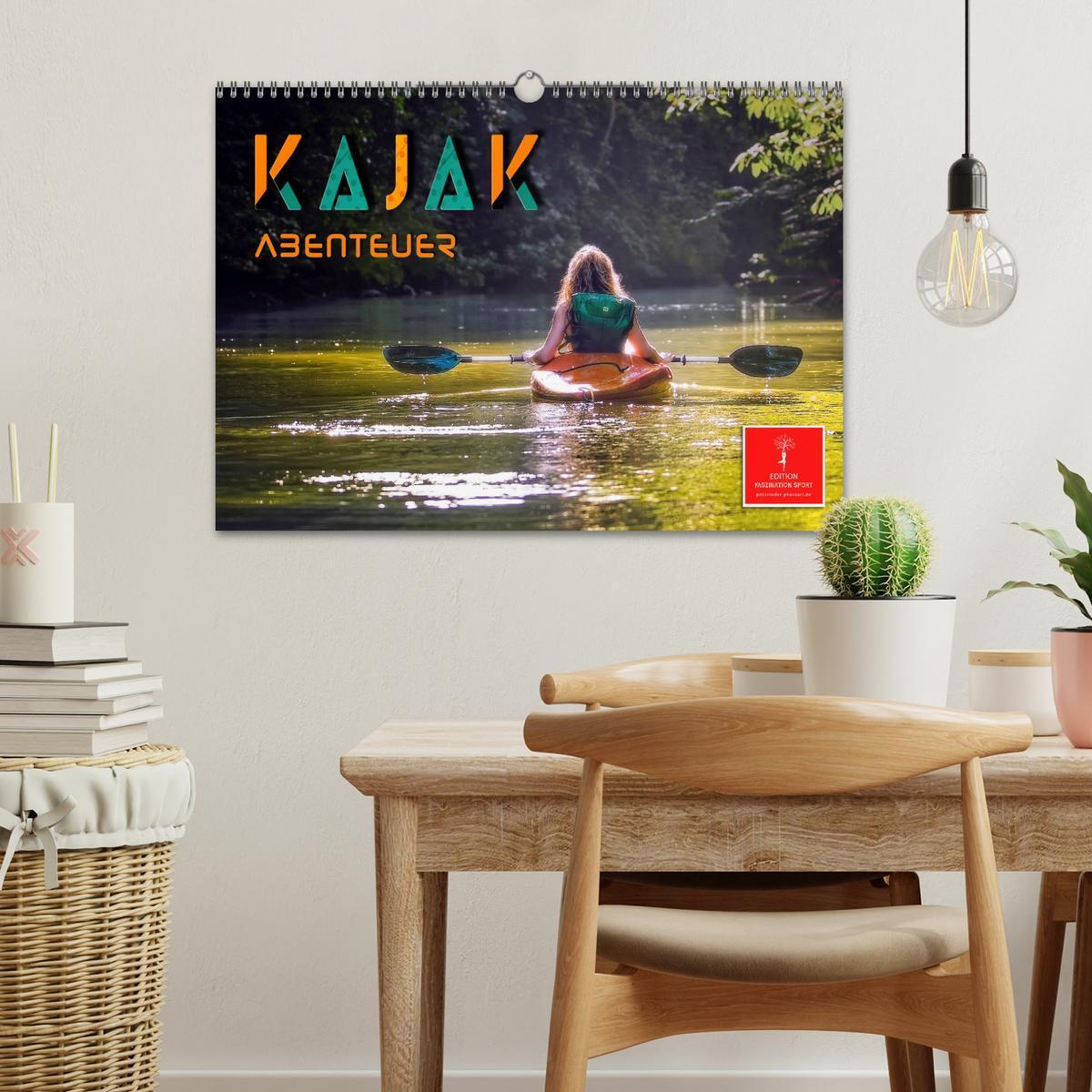 Bild: 9783383923227 | Kajak Abenteuer (Wandkalender 2025 DIN A3 quer), CALVENDO...