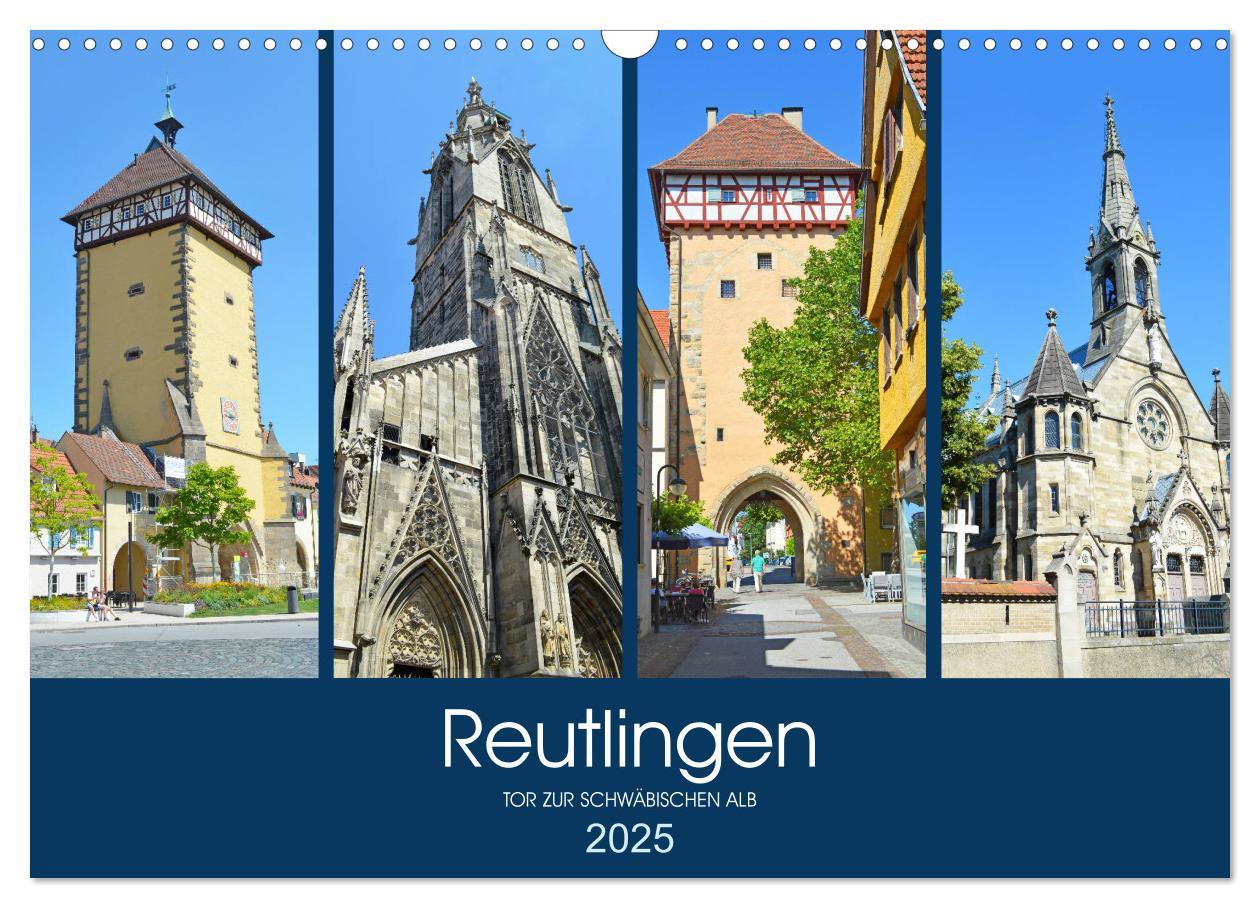 Cover: 9783435310685 | Reutlingen - Tor zur Schwäbischen Alb (Wandkalender 2025 DIN A3...