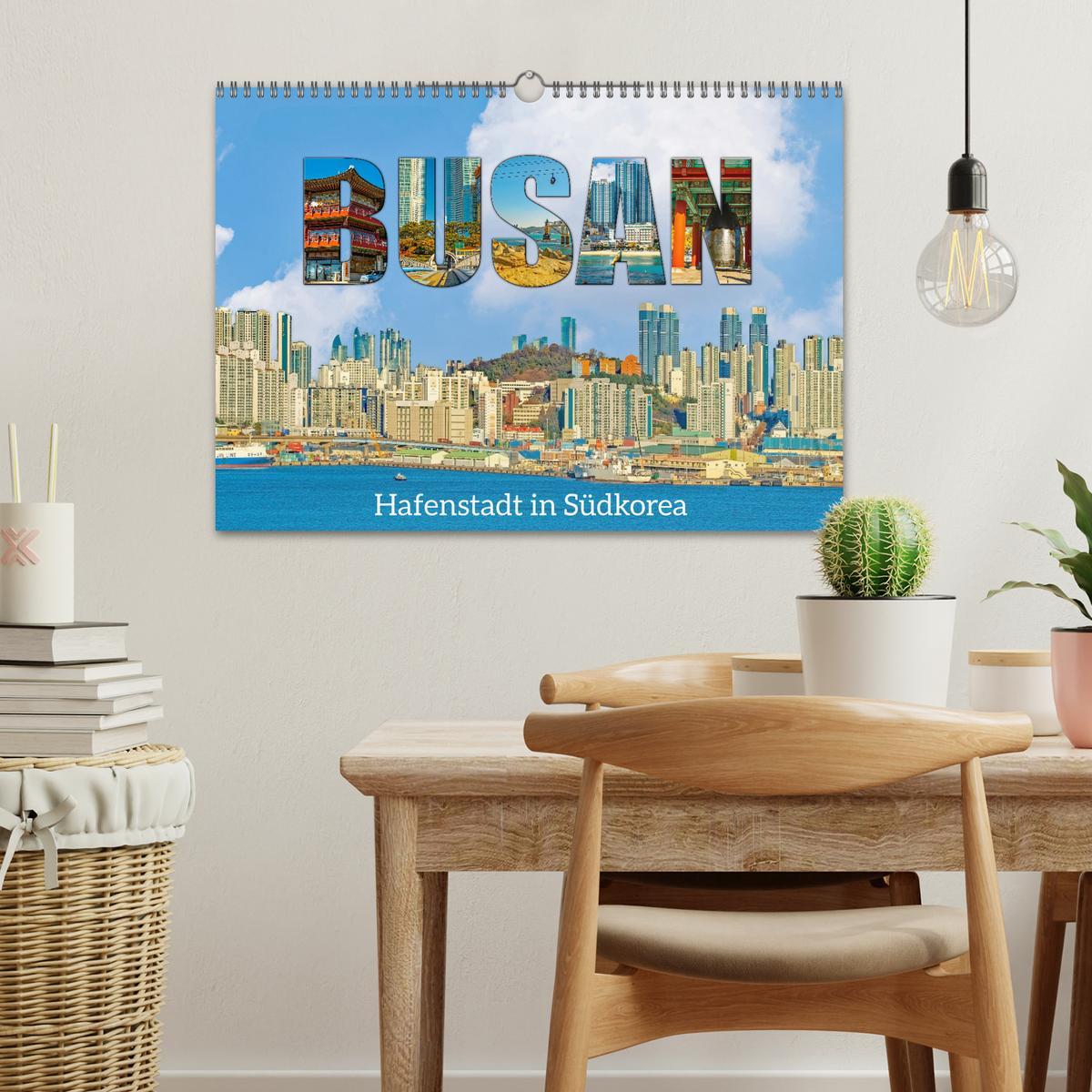 Bild: 9783383831300 | Busan - Hafenstadt in Südkorea (Wandkalender 2025 DIN A3 quer),...