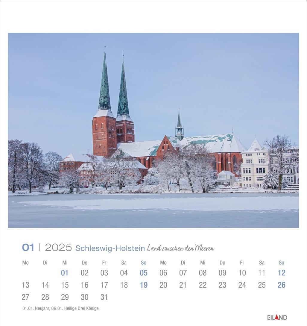 Bild: 9783964023339 | Schleswig-Holstein Postkartenkalender 2025 - Land zwischen den Meeren