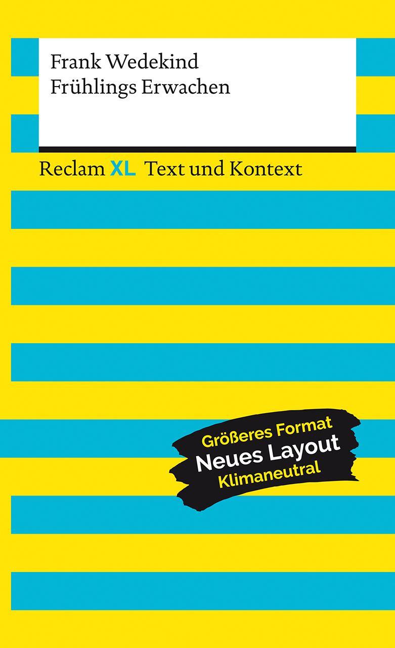 Cover: 9783150161111 | Frühlings Erwachen. Textausgabe mit Kommentar und Materialien | Buch