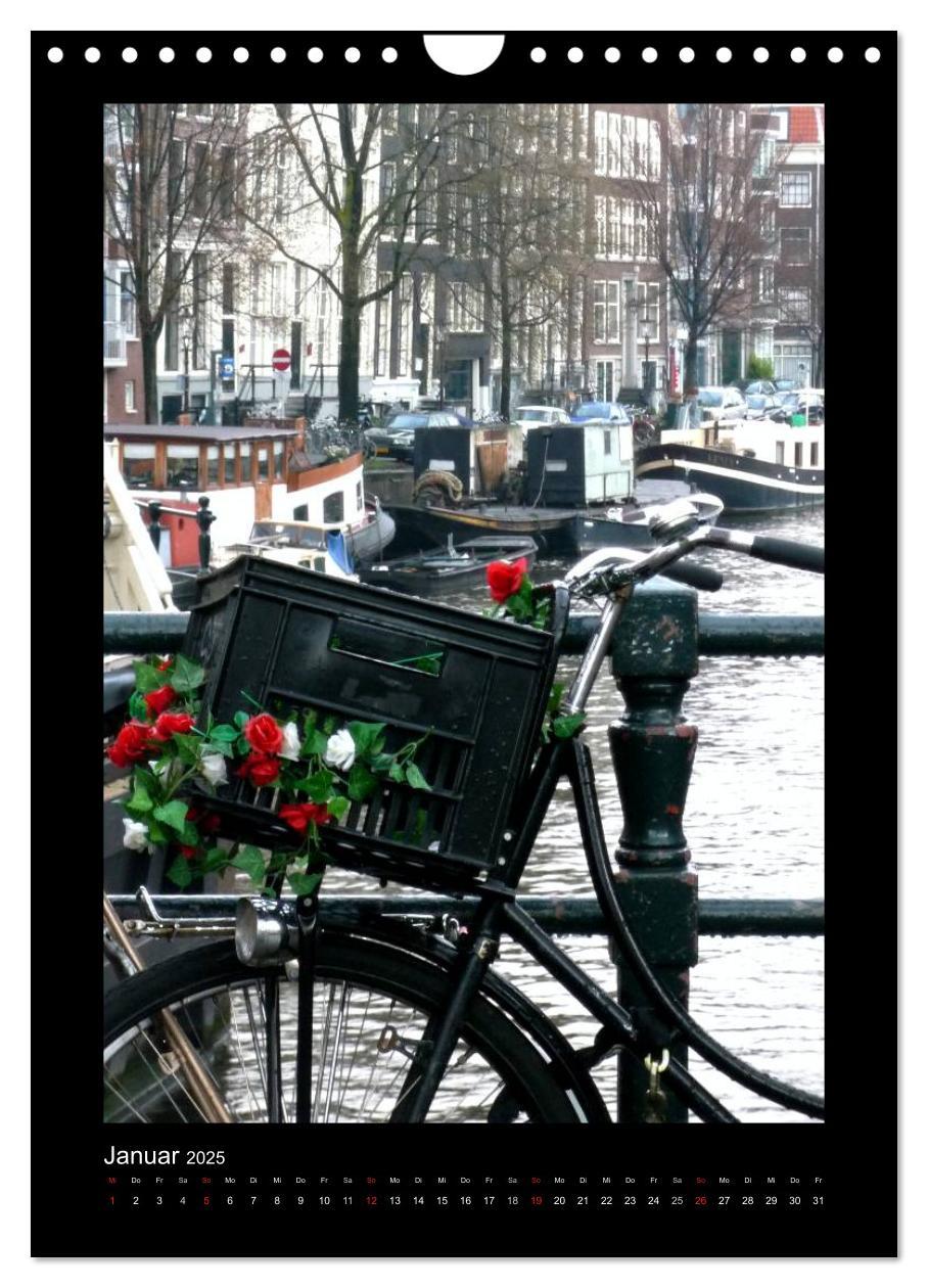 Bild: 9783457079300 | Amsterdam (Wandkalender 2025 DIN A4 hoch), CALVENDO Monatskalender