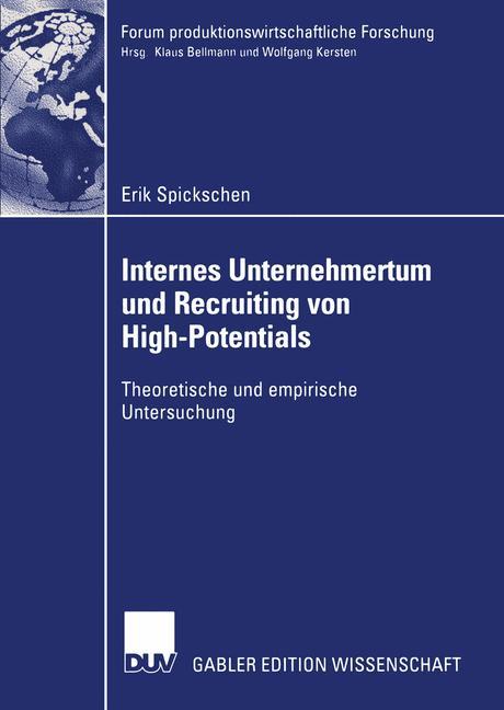 Cover: 9783835001459 | Internes Unternehmertum und Recruiting von High-Potentials | Buch