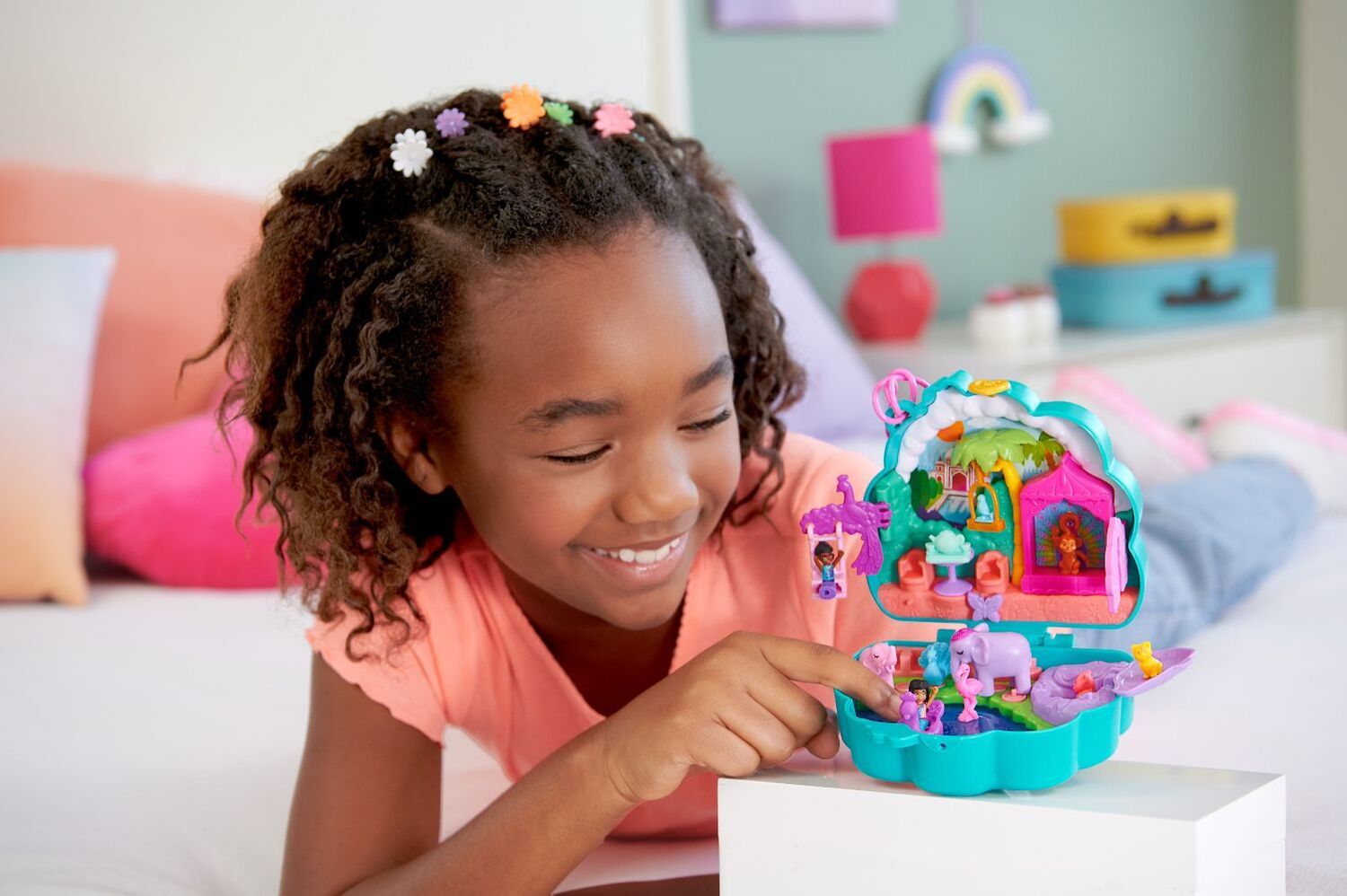 Bild: 194735217939 | Polly Pocket Peacock Garden-Schatulle | Stück | Blister | HWN97