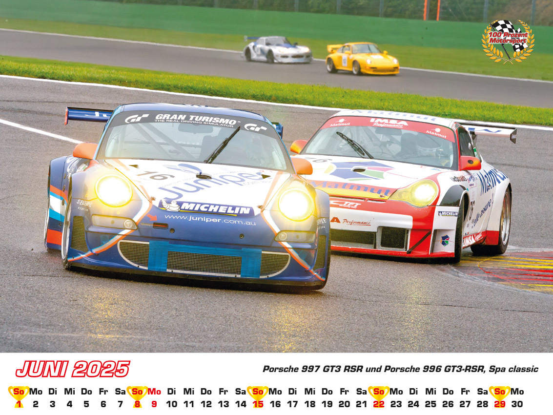 Bild: 9783948794729 | Porsche im Rennsport Kalender 2025 | Frank Pommer | Kalender | Deutsch