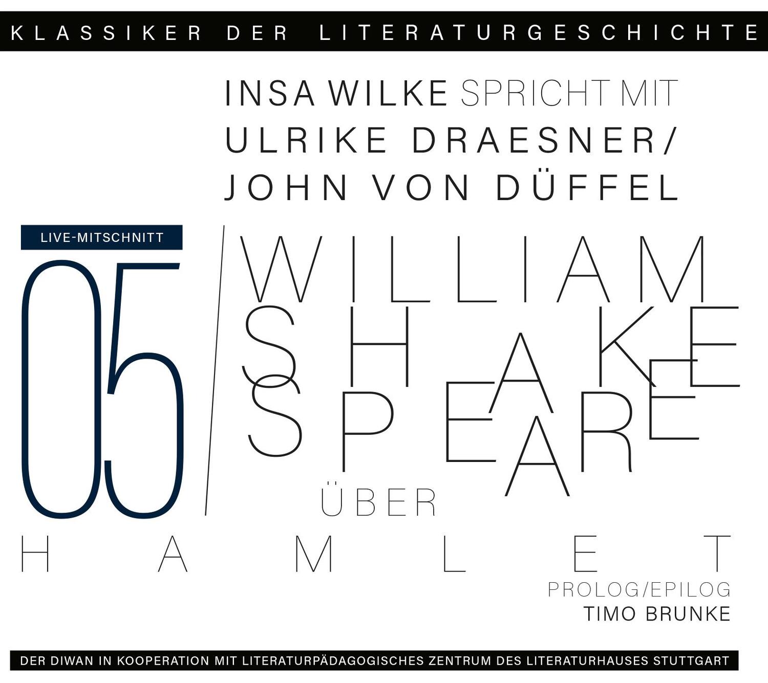 Cover: 9783949840159 | Ein Gespräch über Shakespeare - Hamlet | William Shakespeare | CD