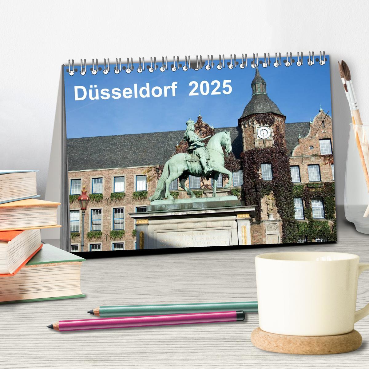 Bild: 9783435752522 | Düsseldorf 2025 (Tischkalender 2025 DIN A5 quer), CALVENDO...