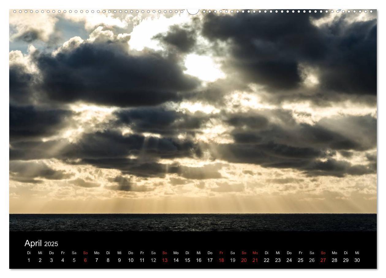 Bild: 9783435654338 | Wolkenmalerei (hochwertiger Premium Wandkalender 2025 DIN A2 quer),...