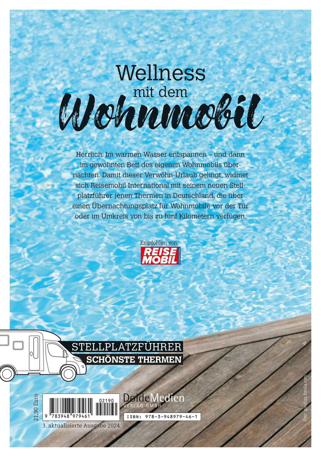 Rückseite: 9783948979461 | Stellplatzführer Schönste Thermen | Reisemobil International | Buch