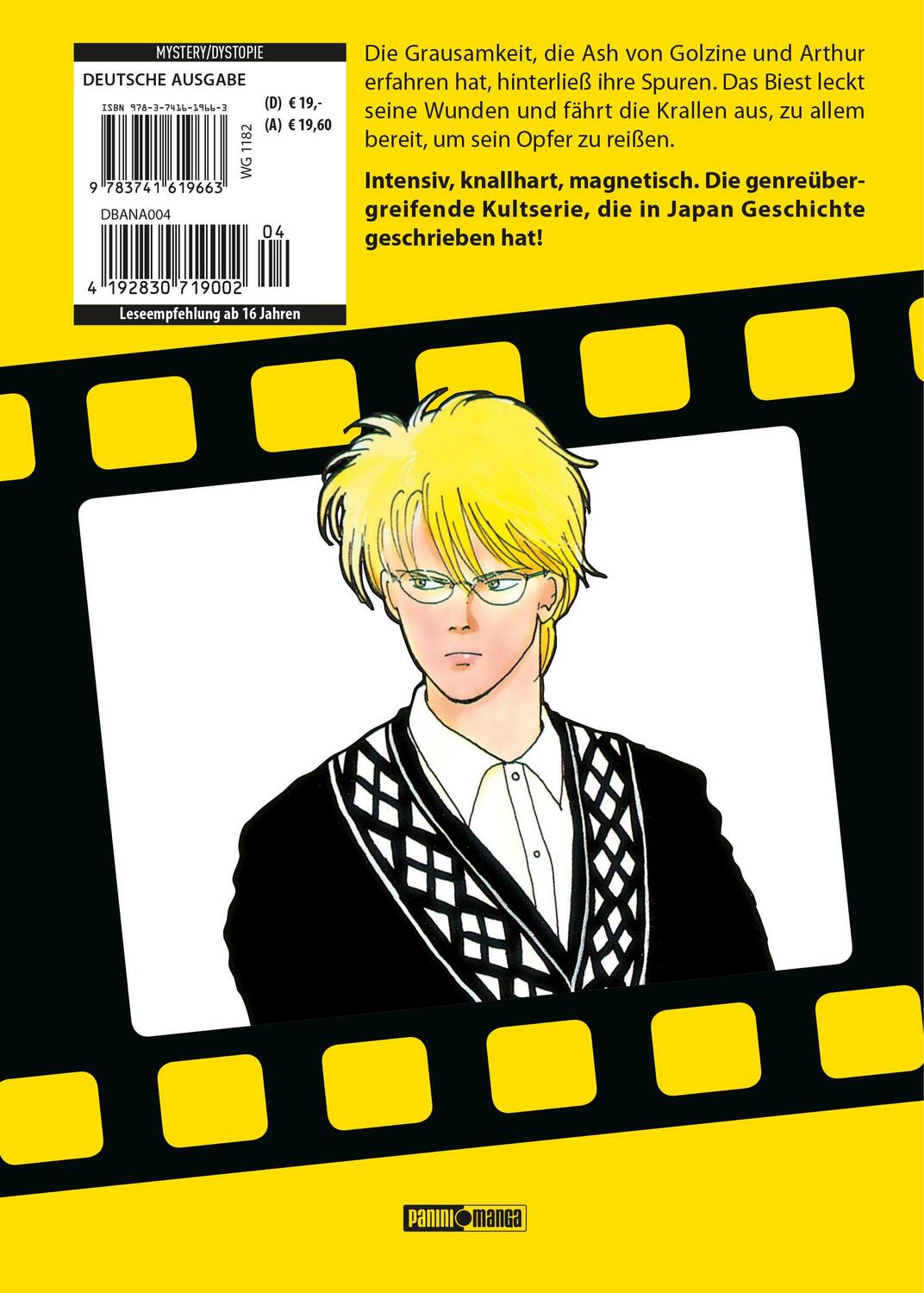 Rückseite: 9783741619663 | Banana Fish: Ultimative Edition 04 | Bd. 4 | Akimi Yoshida | Buch