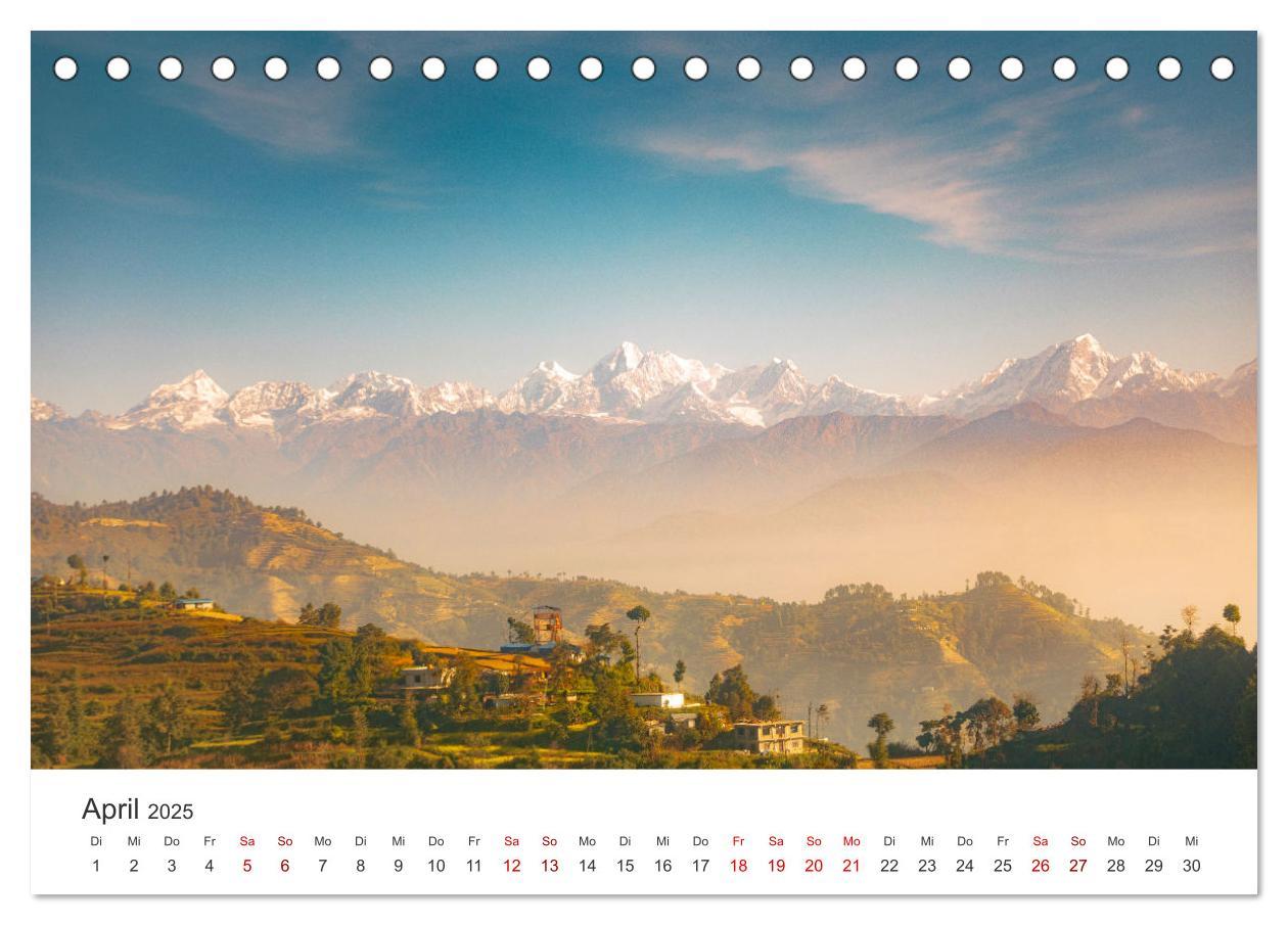 Bild: 9783435007653 | Nepal - Mitten im Himalaya (Tischkalender 2025 DIN A5 quer),...