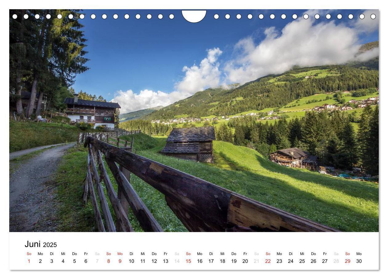 Bild: 9783435617807 | Bergbauernhöfe im Ultental (Wandkalender 2025 DIN A4 quer),...