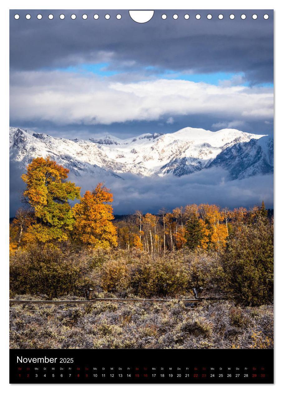 Bild: 9783435992935 | Teton Range - Der Grand Teton National Park (Wandkalender 2025 DIN...