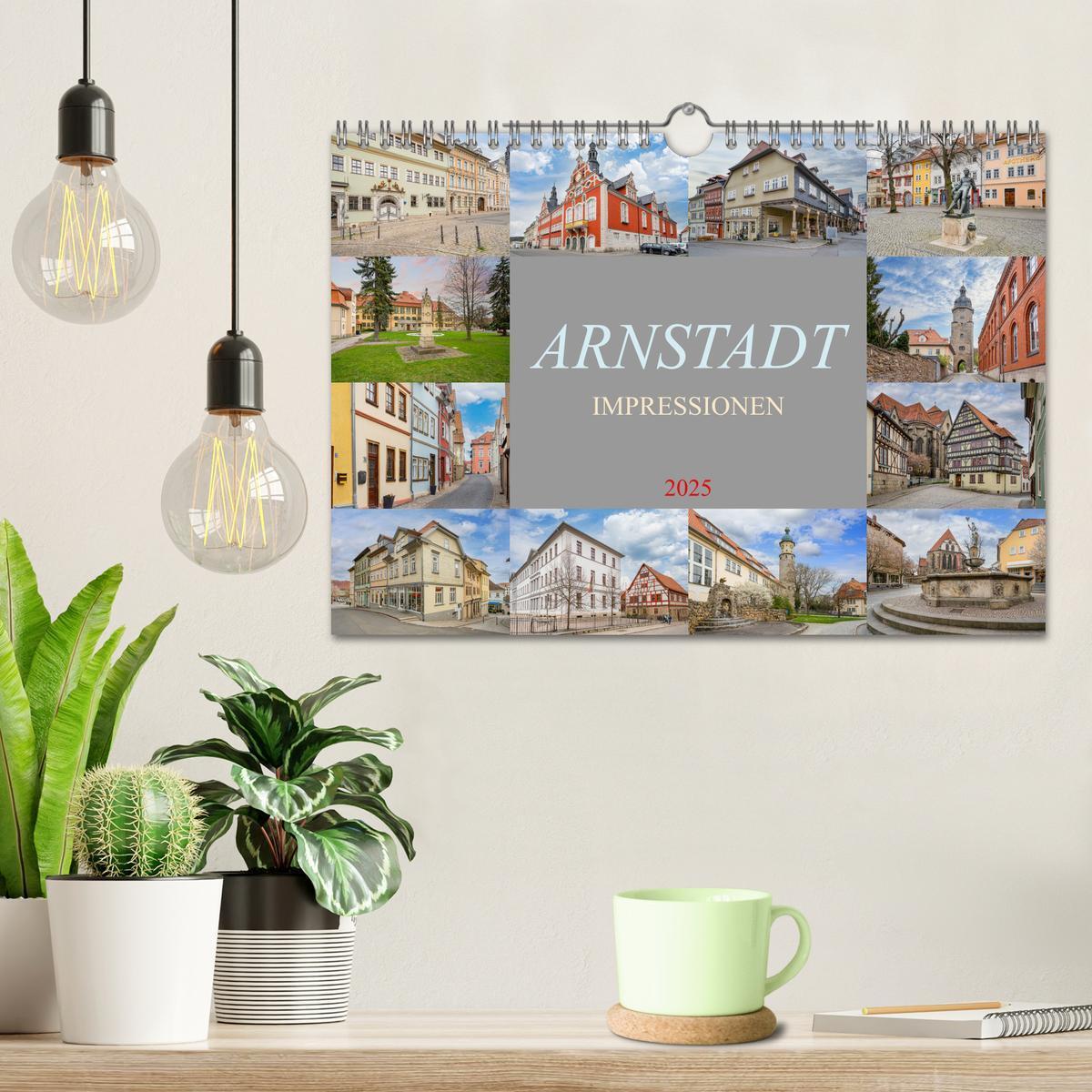 Bild: 9783383831737 | Arnstadt Impressionen (Wandkalender 2025 DIN A4 quer), CALVENDO...