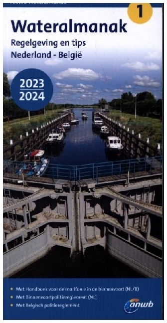 Cover: 9789018049645 | Wateralmanak 1 2023/2024 | Taschenbuch | ANWB Waterkaarten | 884 S.