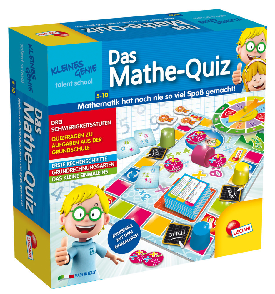 Bild: 8008324066667 | Kleines Genie Talent School - Das Mathe-Quiz | Spiel | 2021