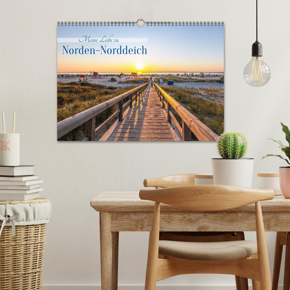 Bild: 9783383784958 | Meine Liebe zu Norden-Norddeich (Wandkalender 2025 DIN A3 quer),...