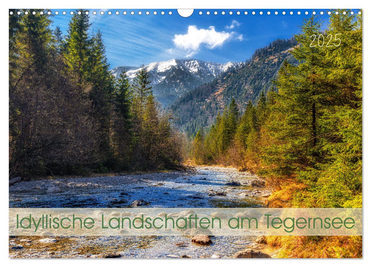 Cover: 9783383857300 | Idyllische Landschaften am Tegernsee (Wandkalender 2025 DIN A3...