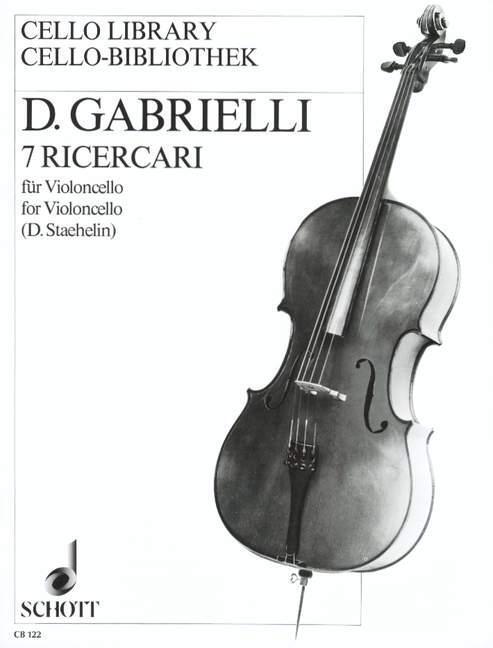 Cover: 9783795796006 | 7 Ricercari für Violoncello | Violoncello., Cello-Bibliothek | 28 S.